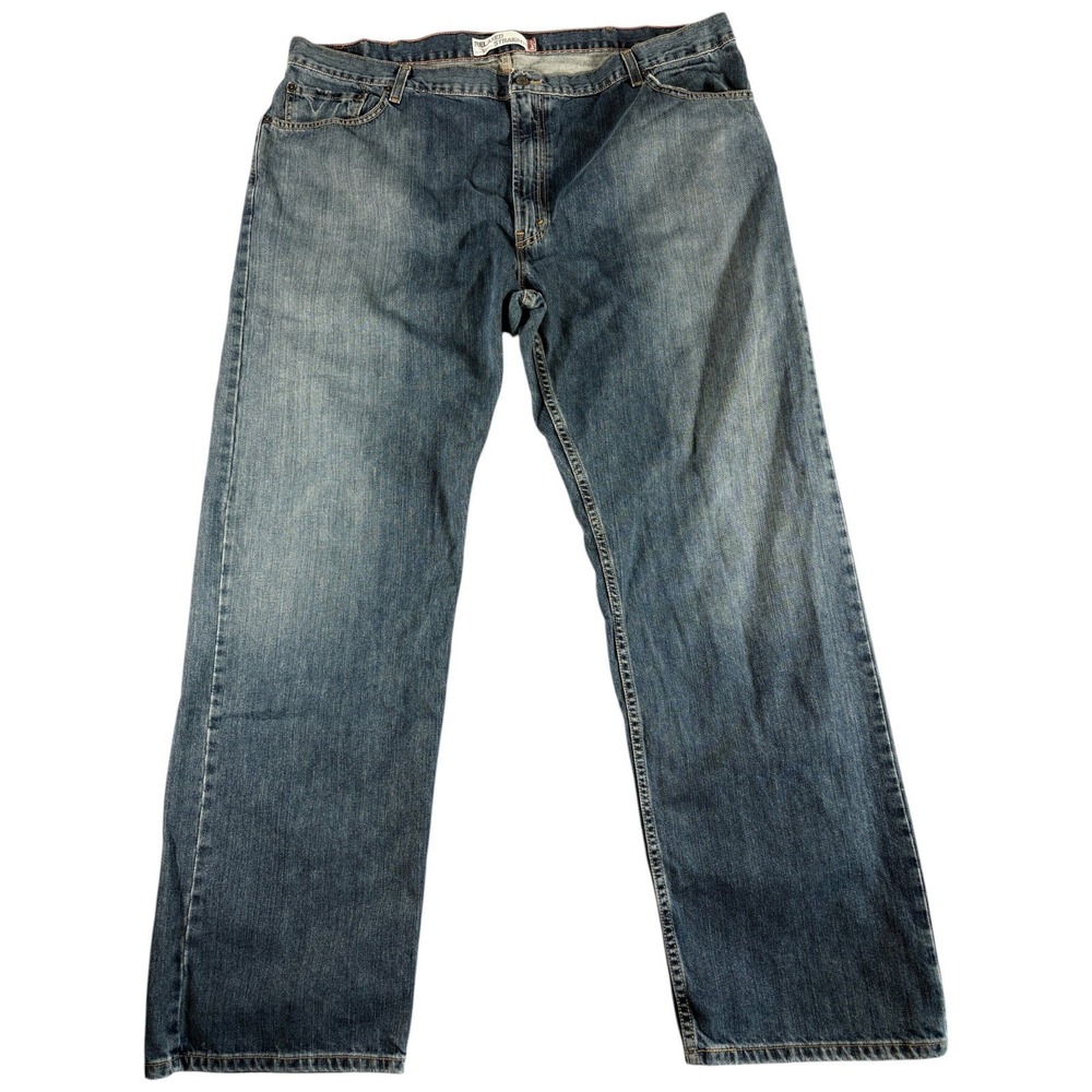 VTG Levis 559 Jeans Mens 46x34 Blue Relaxed Straight Leg Faded Workwear Denim